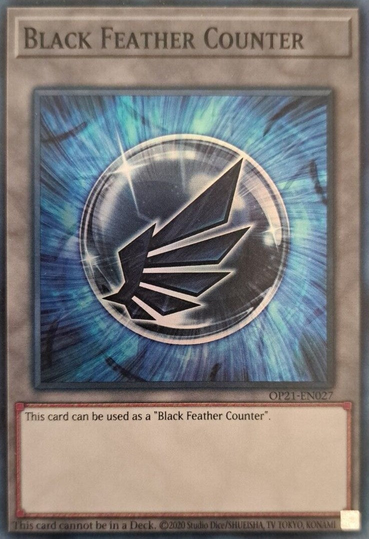 Black Feather Counter [OP21-EN027] Super Rare | Galaxy Games LLC