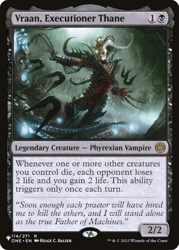 Vraan, Executioner Thane [The List] | Galaxy Games LLC