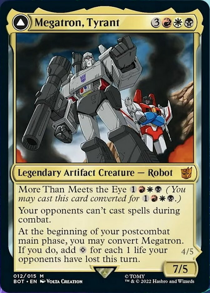 Megatron, Tyrant // Megatron, Destructive Force [Transformers] | Galaxy Games LLC