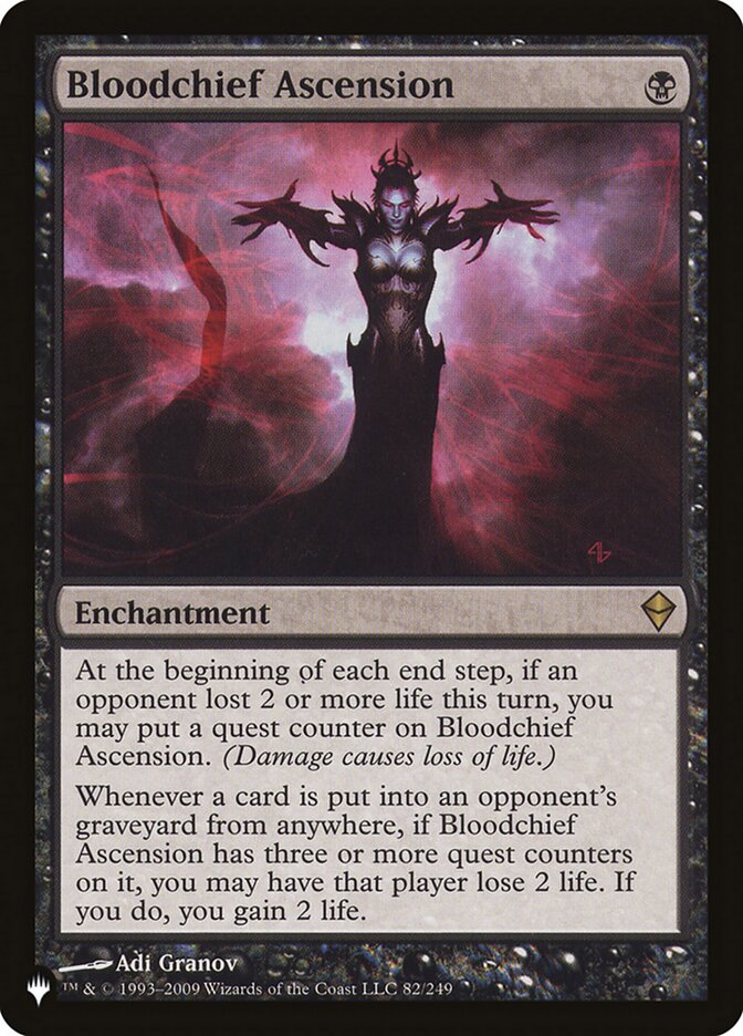 Bloodchief Ascension [The List] | Galaxy Games LLC
