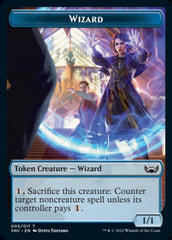 Treasure (013) // Wizard Double-Sided Token [Streets of New Capenna Tokens] | Galaxy Games LLC