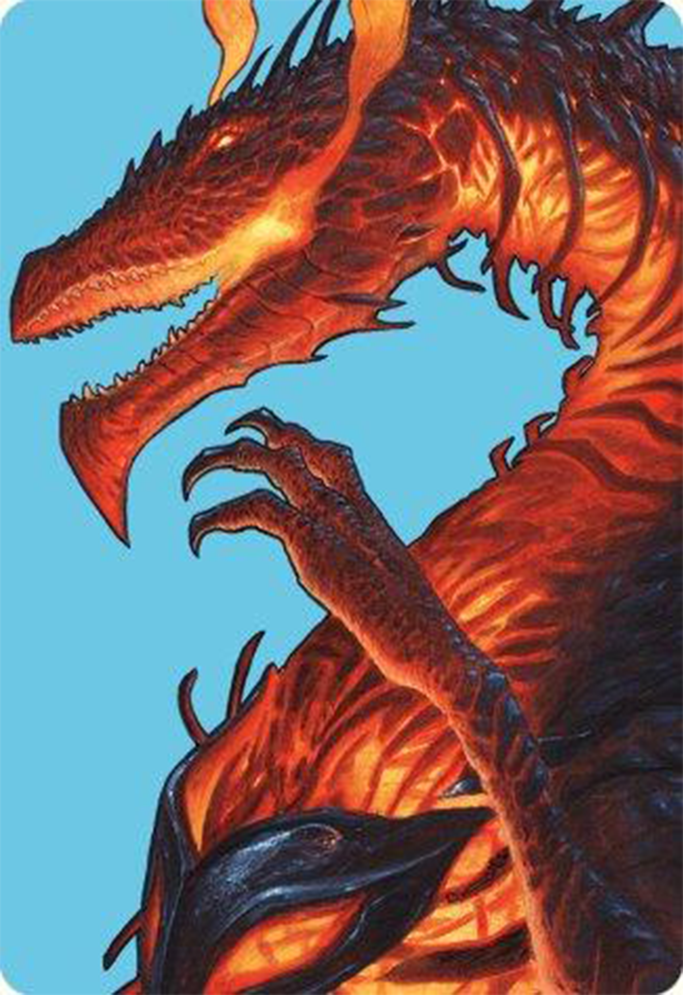 Herigast, Erupting Nullkite Art Card [Modern Horizons 3 Art Series] | Galaxy Games LLC