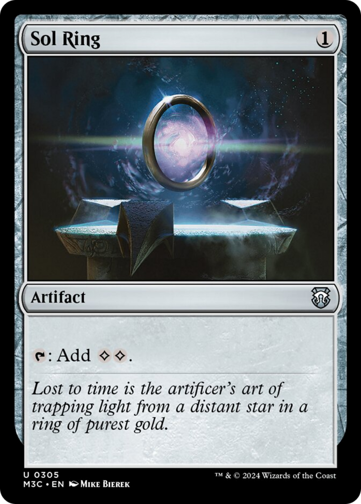 Sol Ring (Ripple Foil) [Modern Horizons 3 Commander] | Galaxy Games LLC