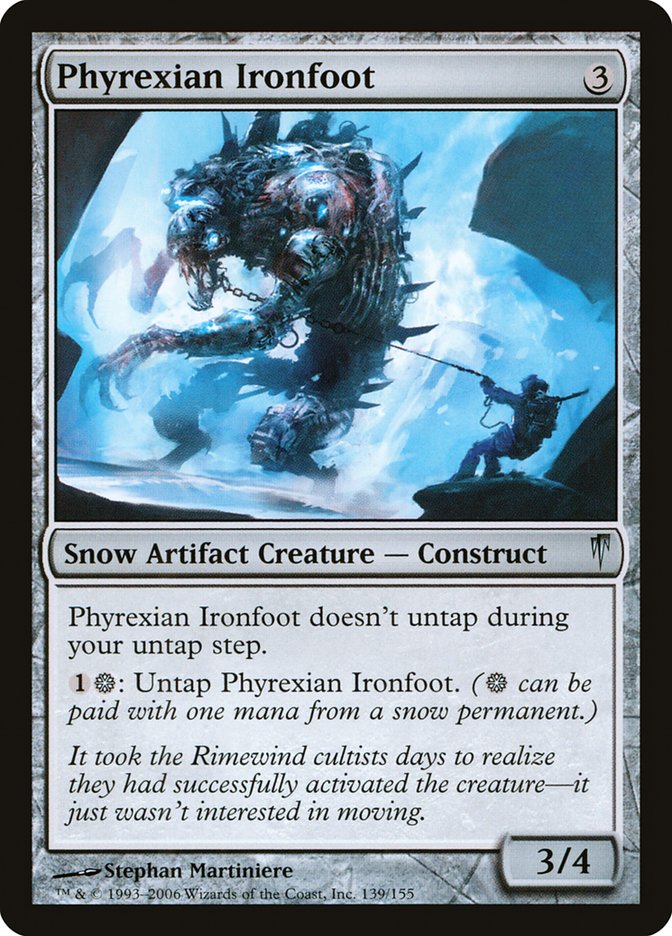 Phyrexian Ironfoot [Coldsnap] | Galaxy Games LLC