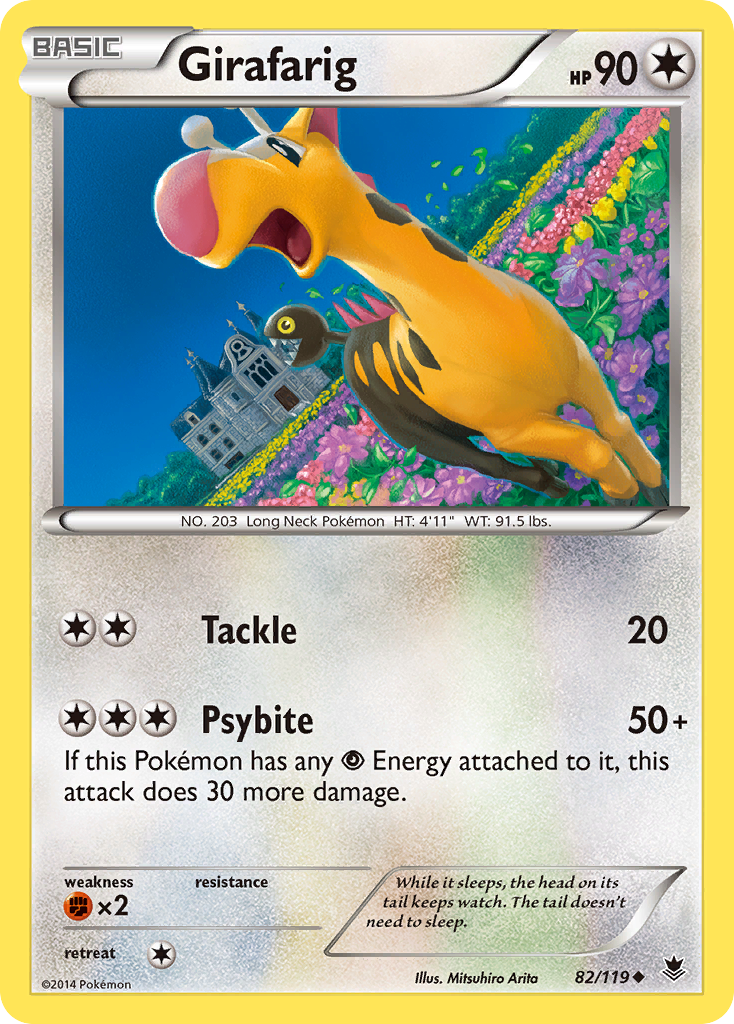 Girafarig (82/119) [XY: Phantom Forces] | Galaxy Games LLC