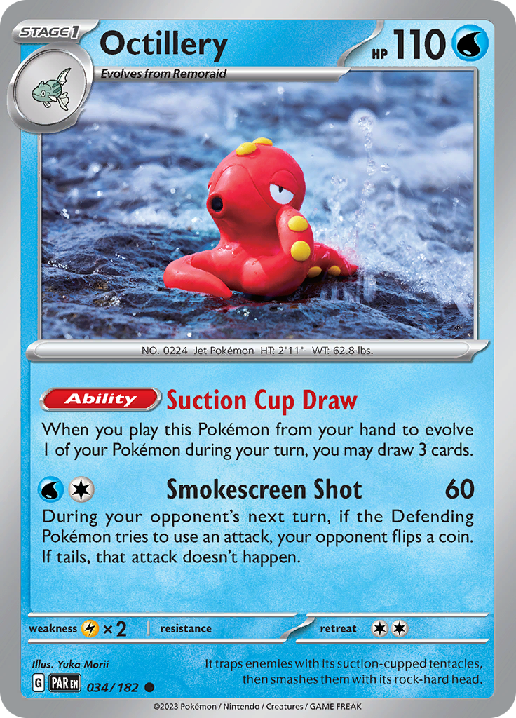 Octillery (034/182) [Scarlet & Violet: Paradox Rift] | Galaxy Games LLC