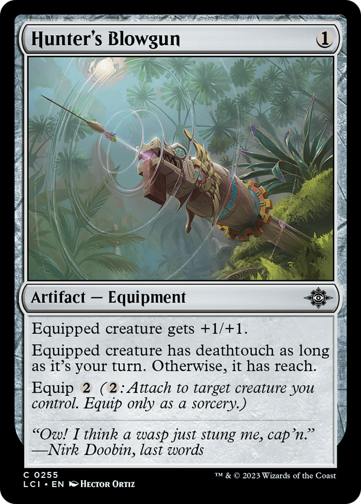 Hunter's Blowgun [The Lost Caverns of Ixalan] | Galaxy Games LLC