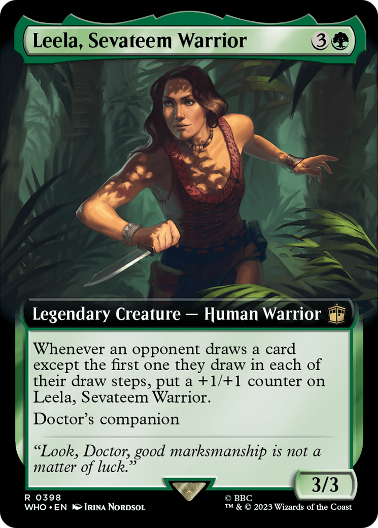 Leela, Sevateem Warrior (Extended Art) [Doctor Who] | Galaxy Games LLC