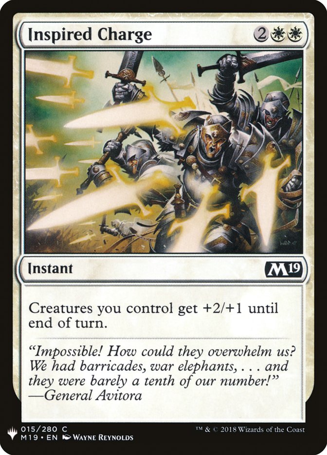Inspired Charge [Mystery Booster] | Galaxy Games LLC