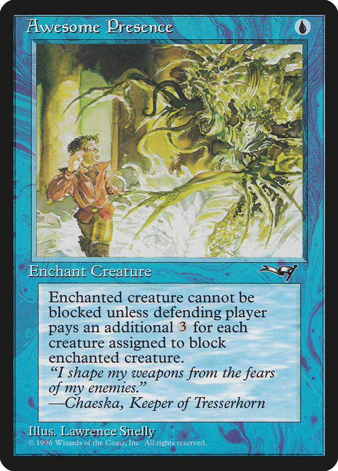 Awesome Presence (Creature Side) [Alliances] | Galaxy Games LLC