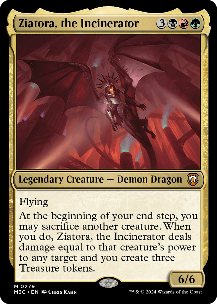 Ziatora, the Incinerator (Ripple Foil) [Modern Horizons 3 Commander] | Galaxy Games LLC