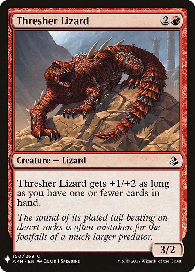 Thresher Lizard [Mystery Booster] | Galaxy Games LLC