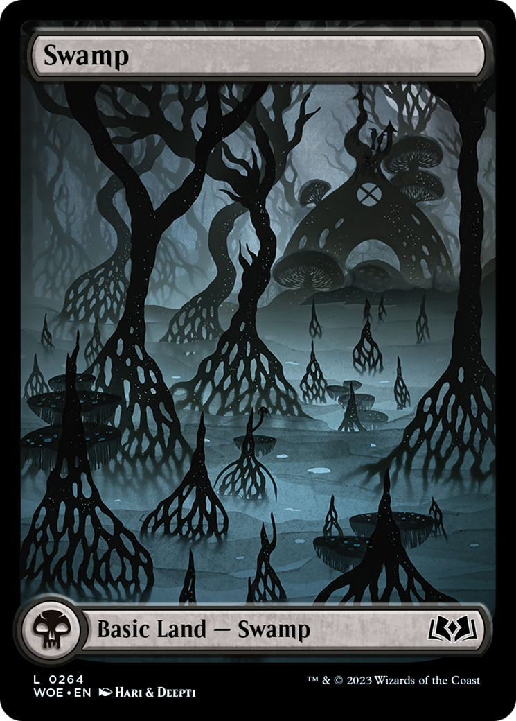 Swamp (264) (Full-Art) [Wilds of Eldraine] | Galaxy Games LLC