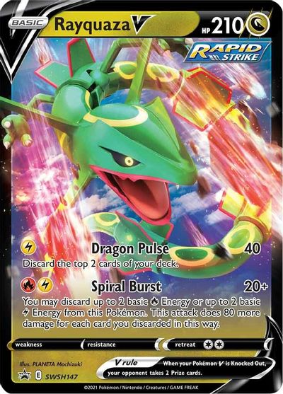 Rayquaza V (SWSH147) [Sword & Shield: Black Star Promos] | Galaxy Games LLC