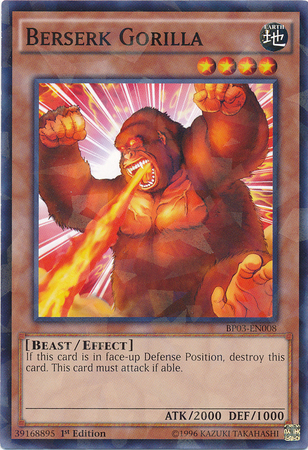 Berserk Gorilla [BP03-EN008] Shatterfoil Rare | Galaxy Games LLC