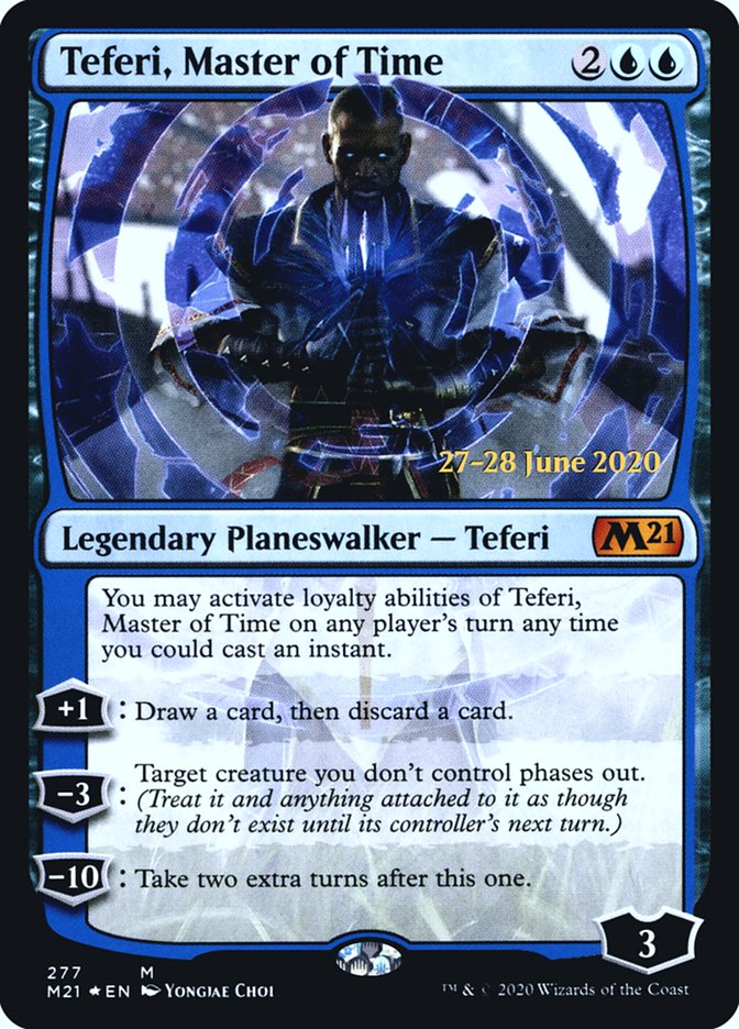 Teferi, Master of Time (277) [Core Set 2021 Prerelease Promos] | Galaxy Games LLC