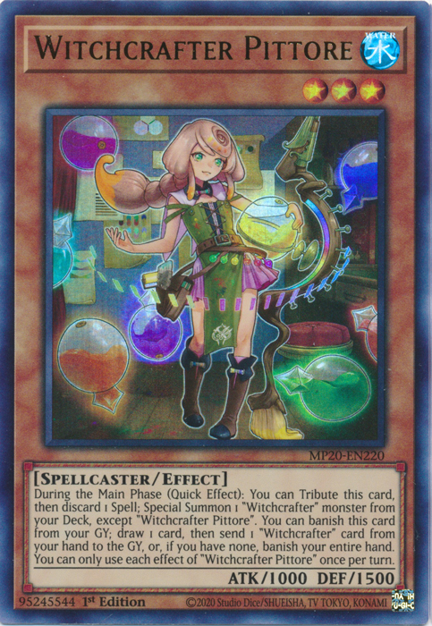 Witchcrafter Pittore [MP20-EN220] Ultra Rare | Galaxy Games LLC