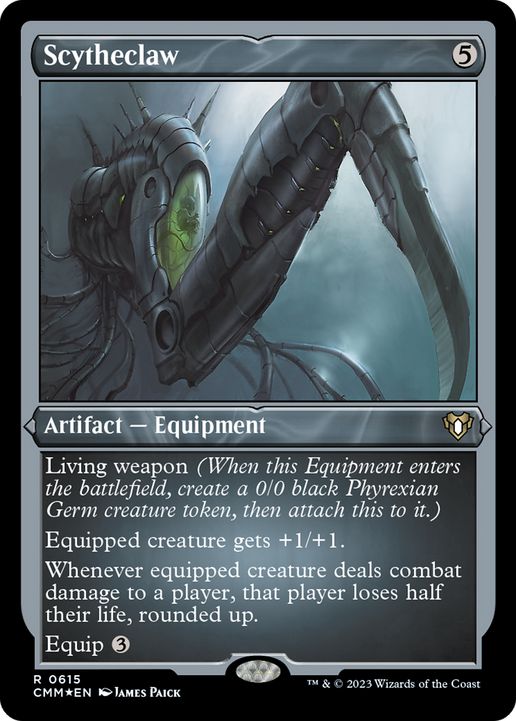 Scytheclaw (Foil Etched) [Commander Masters] | Galaxy Games LLC