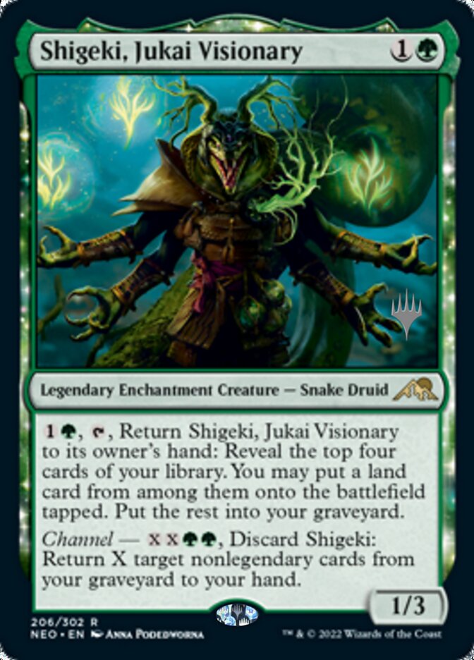Shigeki, Jukai Visionary (Promo Pack) [Kamigawa: Neon Dynasty Promos] | Galaxy Games LLC