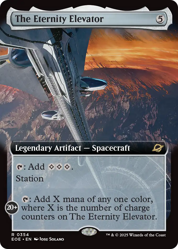 The Eternity Elevator (Extended Art) [Edge of Eternities] | Galaxy Games LLC