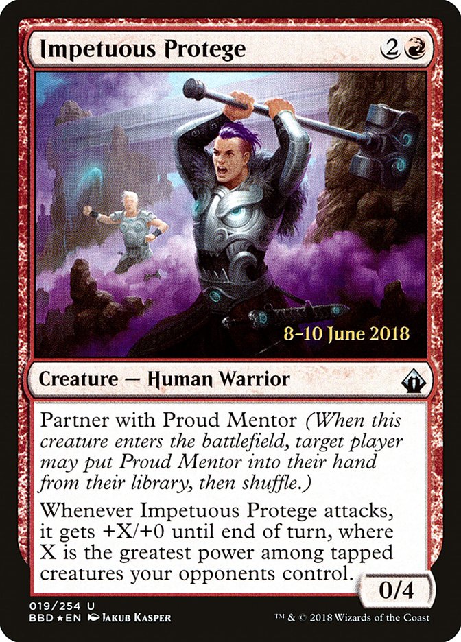 Impetuous Protege [Battlebond Prerelease Promos] | Galaxy Games LLC