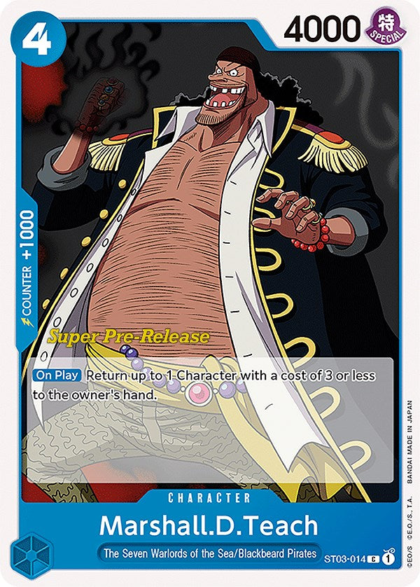 Marshall.D.Teach [Super Pre-Release Starter Deck: The Seven Warlords of the Sea] | Galaxy Games LLC