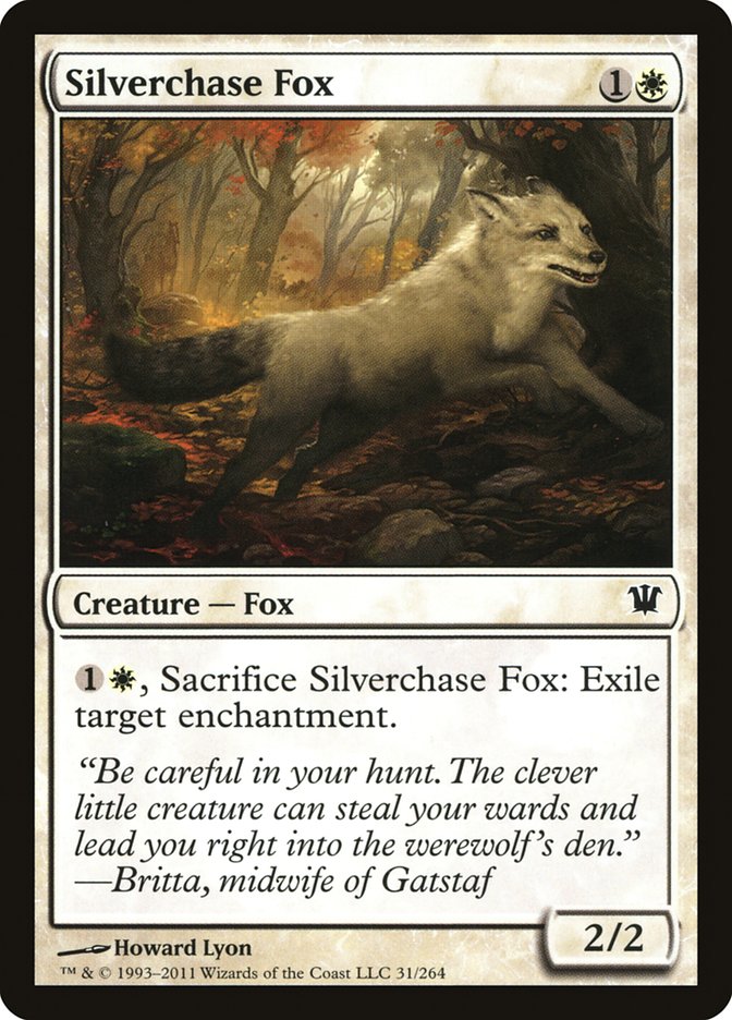 Silverchase Fox [Innistrad] | Galaxy Games LLC