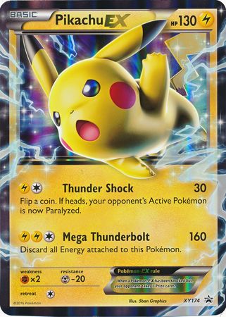 Pikachu EX (XY174) (Jumbo Card) [XY: Black Star Promos] | Galaxy Games LLC