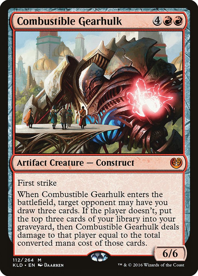 Combustible Gearhulk [Kaladesh] | Galaxy Games LLC