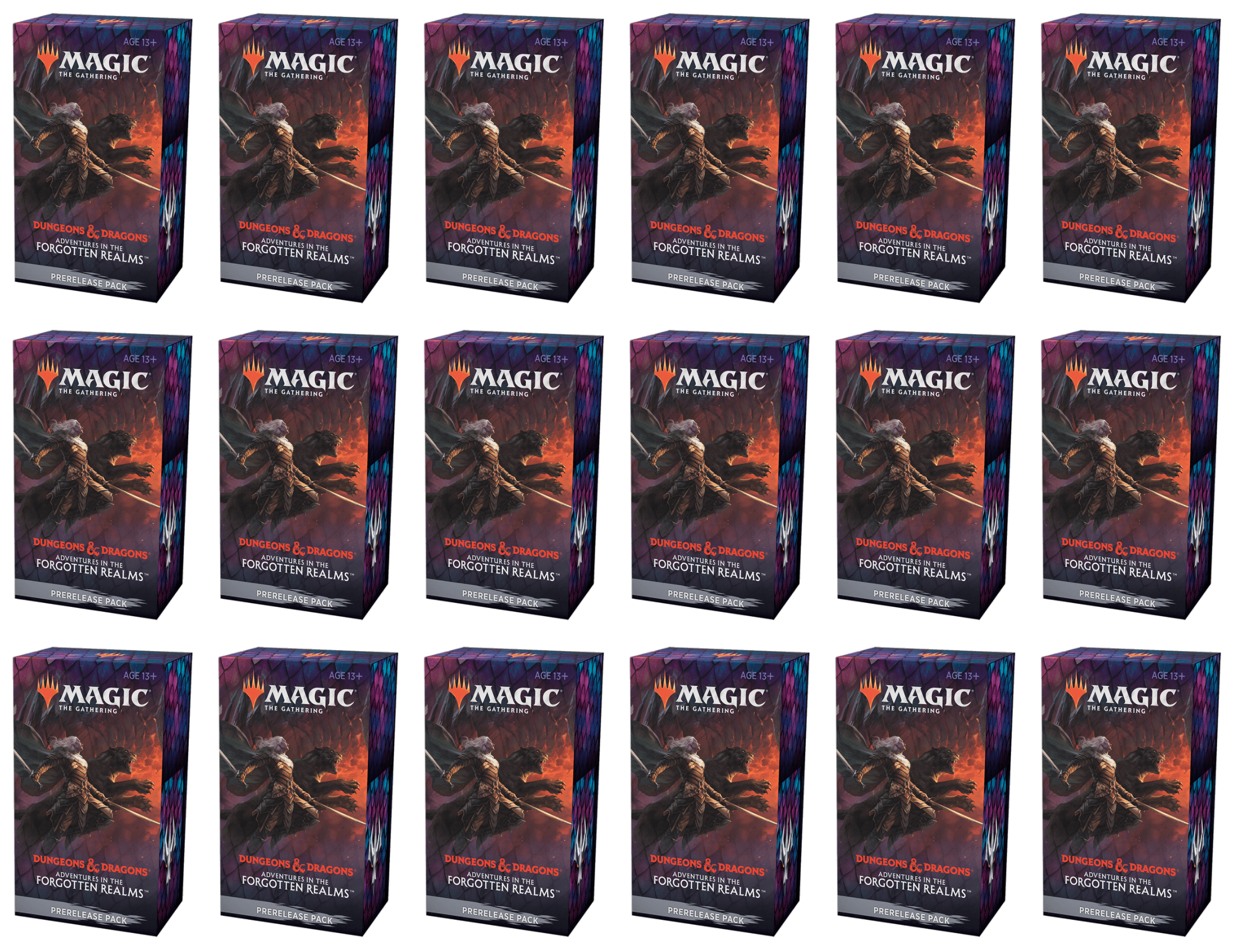 Dungeons & Dragons: Adventures in the Forgotten Realms - Prerelease Pack Case | Galaxy Games LLC