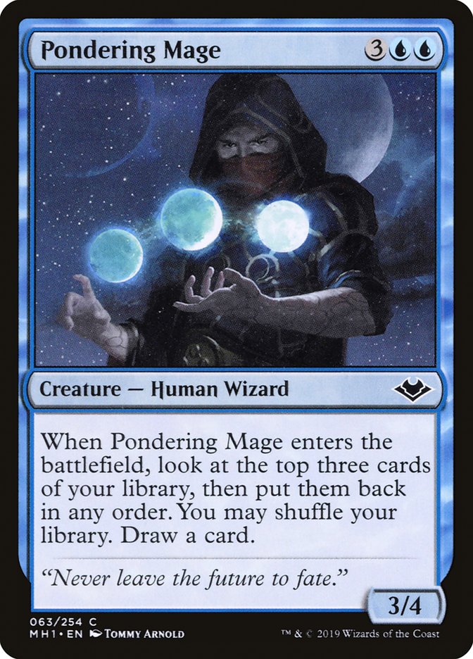 Pondering Mage [Modern Horizons] | Galaxy Games LLC