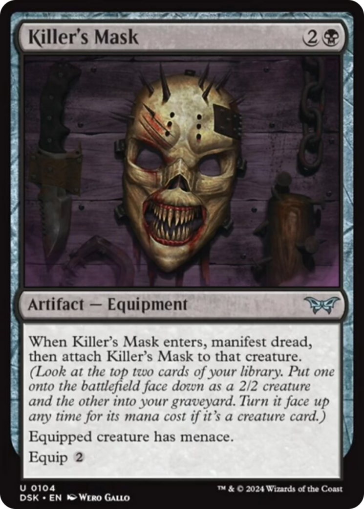 Killer's Mask [Duskmourn: House of Horror] | Galaxy Games LLC
