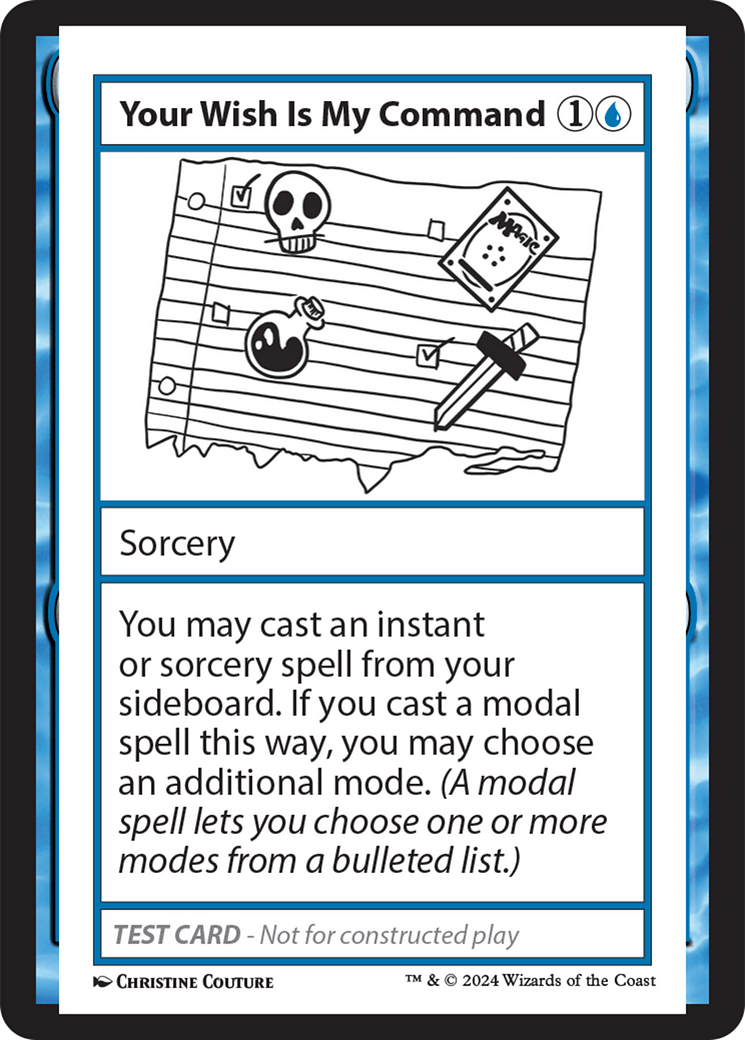 Your Wish Is My Command [Mystery Booster 2 Playtest Cards] | Galaxy Games LLC