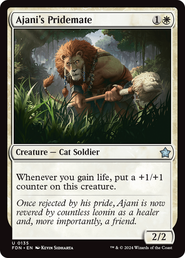 Ajani's Pridemate [Foundations] | Galaxy Games LLC