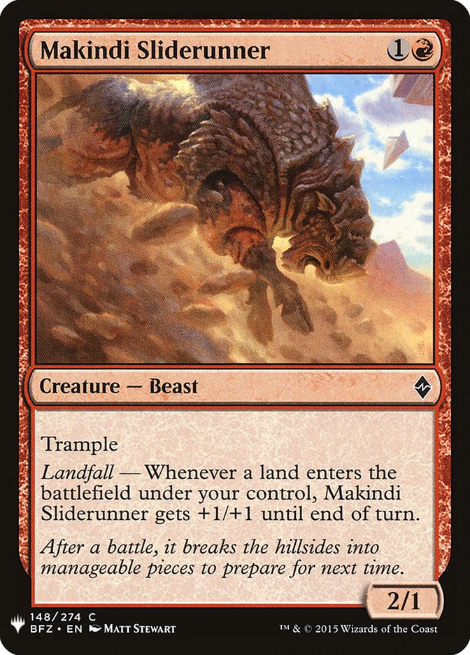 Makindi Sliderunner [Mystery Booster] | Galaxy Games LLC