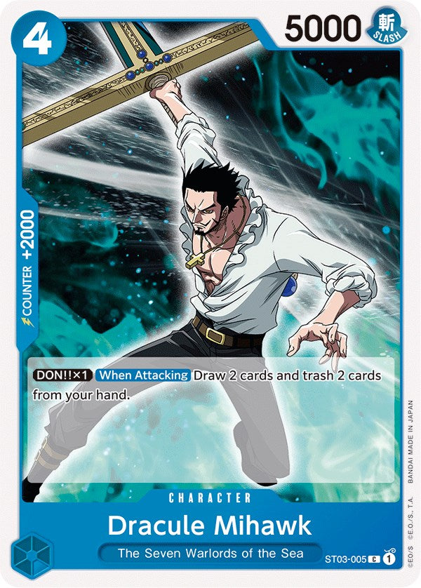 Dracule Mihawk [Starter Deck: The Seven Warlords of The Sea] | Galaxy Games LLC