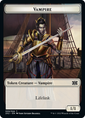 Saproling // Vampire Double-Sided Token [Double Masters 2022 Tokens] | Galaxy Games LLC