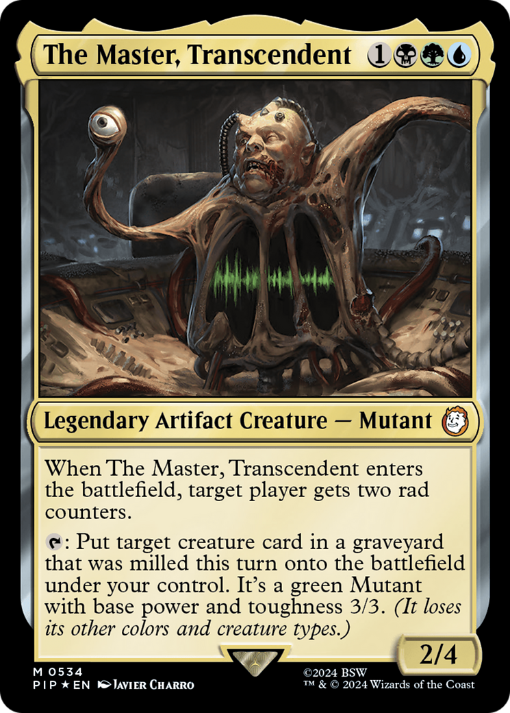 The Master, Transcendent (Surge Foil) [Fallout] | Galaxy Games LLC