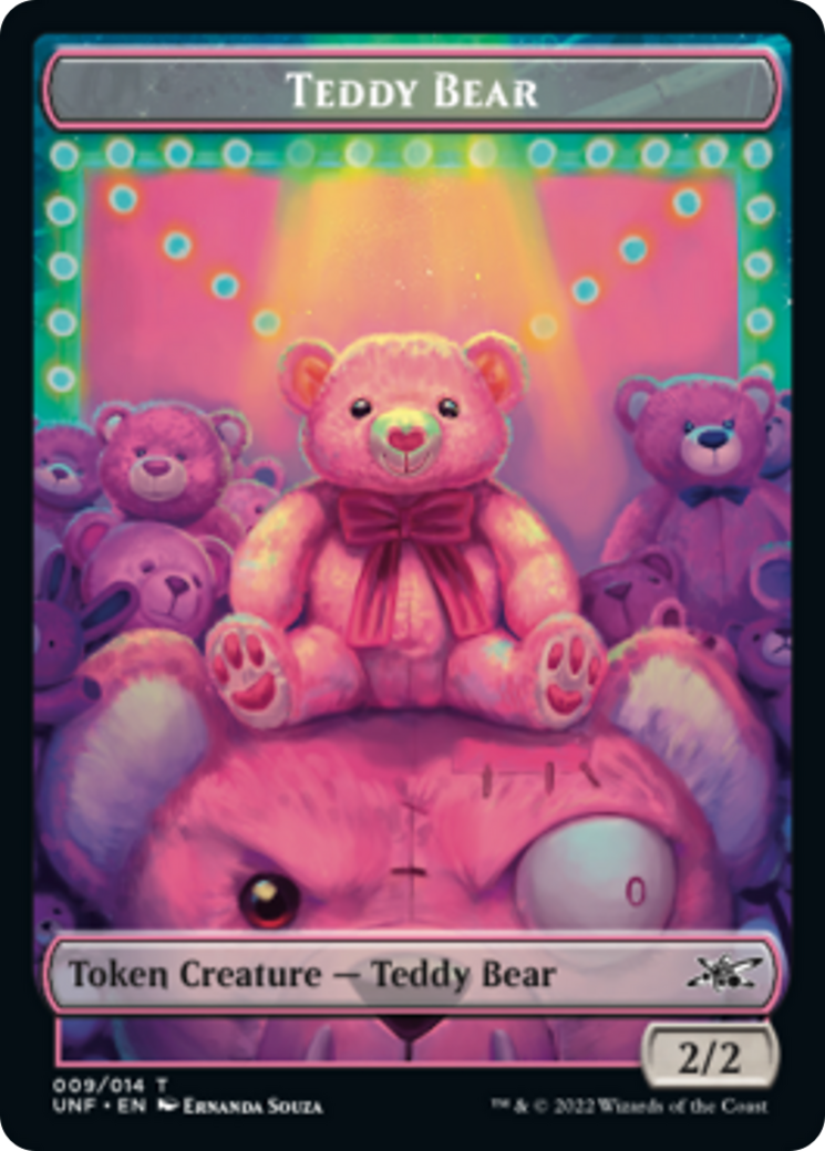 Teddy Bear // Food (010) Double-Sided Token [Unfinity Tokens] | Galaxy Games LLC