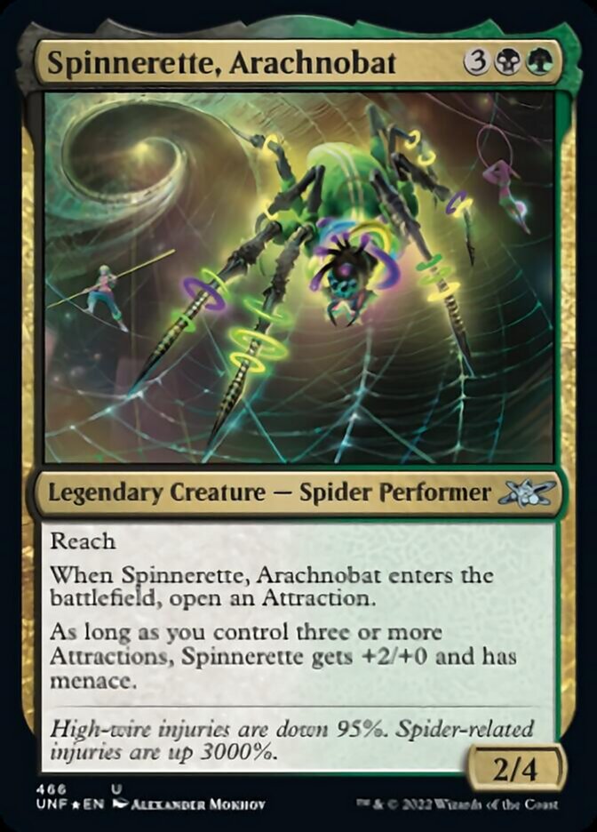 Spinnerette, Arachnobat (Galaxy Foil) [Unfinity] | Galaxy Games LLC