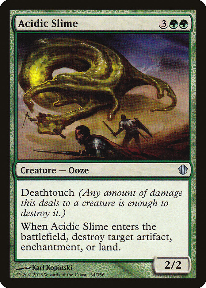 Acidic Slime [Commander 2013] | Galaxy Games LLC