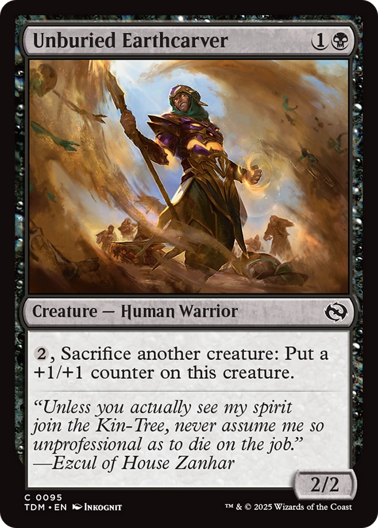 Unburied Earthcarver [Tarkir: Dragonstorm] | Galaxy Games LLC