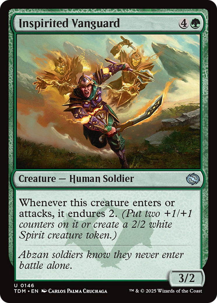 Inspirited Vanguard [Tarkir: Dragonstorm] | Galaxy Games LLC