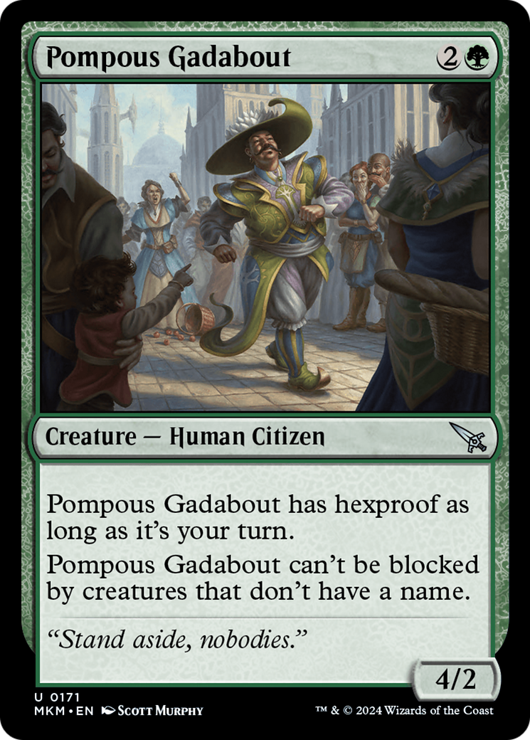 Pompous Gadabout [Murders at Karlov Manor] | Galaxy Games LLC