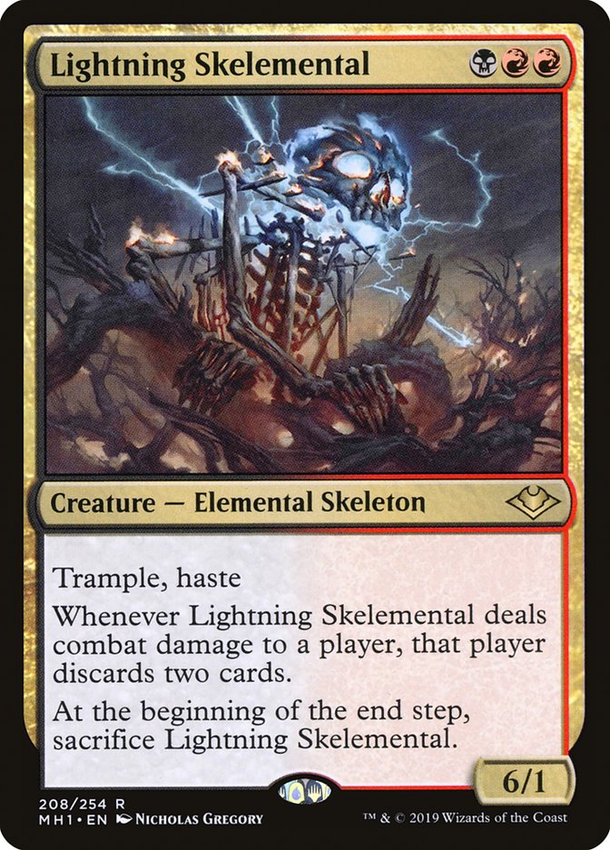 Lightning Skelemental [Modern Horizons] | Galaxy Games LLC