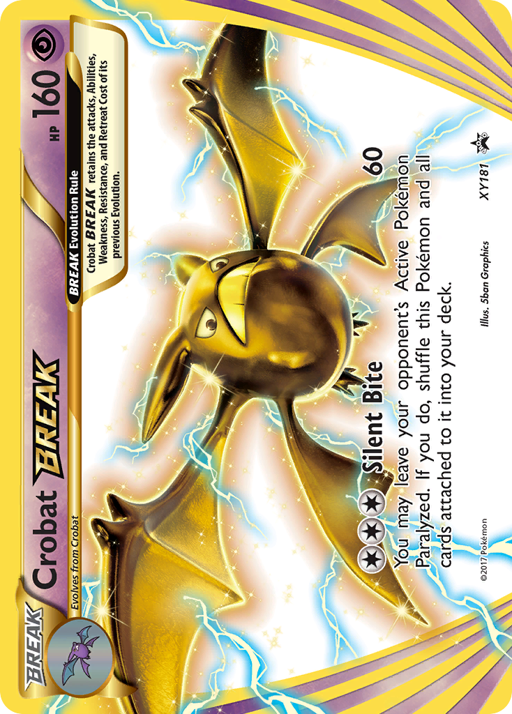 Crobat BREAK (XY181) [XY: Black Star Promos] | Galaxy Games LLC