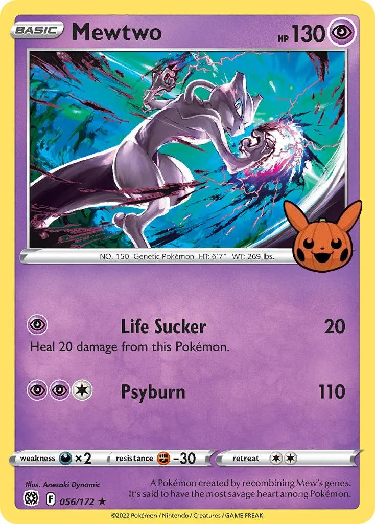 Mewtwo (056/172) [Trick or Trade] | Galaxy Games LLC