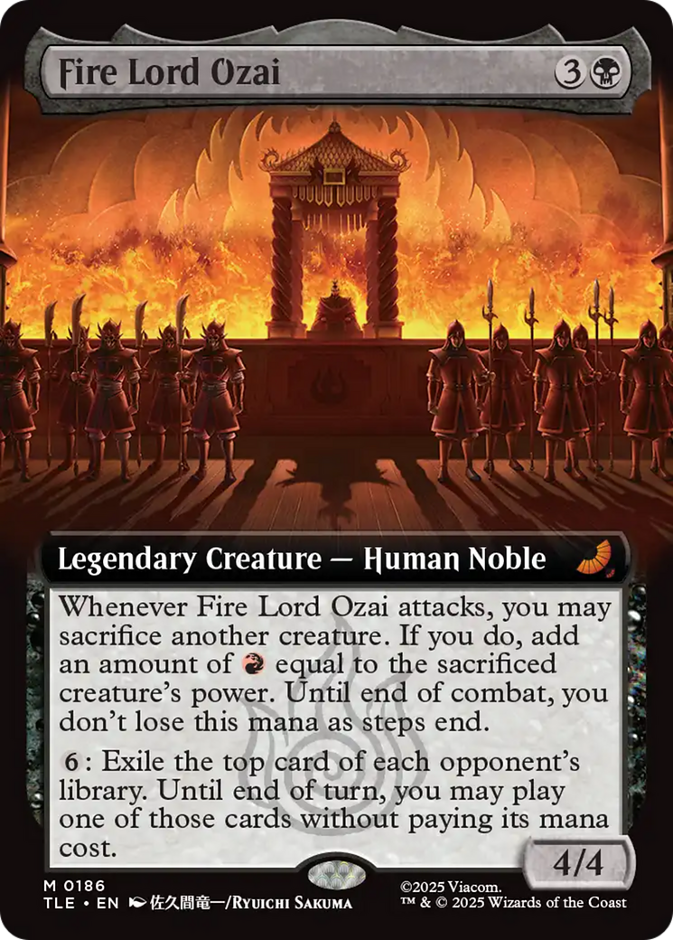 Fire Lord Ozai (Extended Art) [Avatar: The Last Airbender: Eternal-Legal] | Galaxy Games LLC
