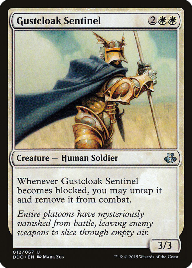 Gustcloak Sentinel [Duel Decks: Elspeth vs. Kiora] | Galaxy Games LLC