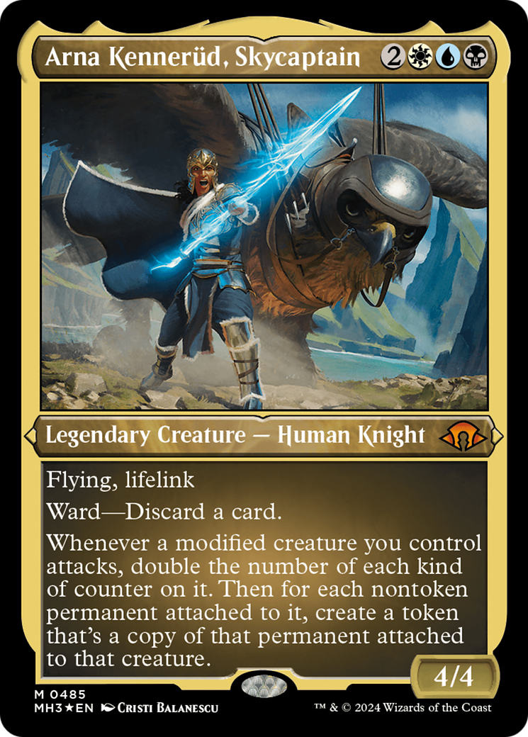 Arna Kennerud, Skycaptain (Foil Etched) [Modern Horizons 3] | Galaxy Games LLC